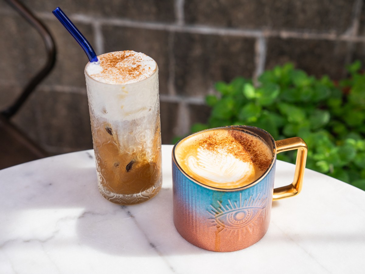 Drink this pumpkin spice latte from Telva at the Ridge